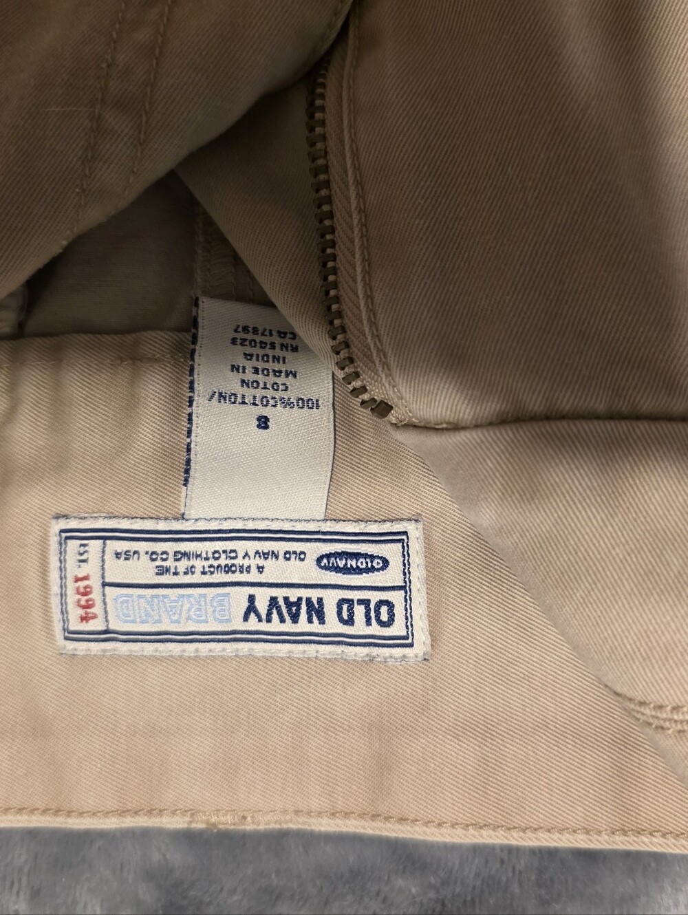 Old Navy Tan Cotton Mini Skirt